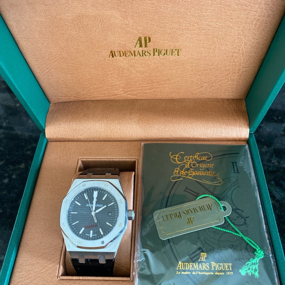 Audemars Piguet Black Royal Oak Luxury Watch
